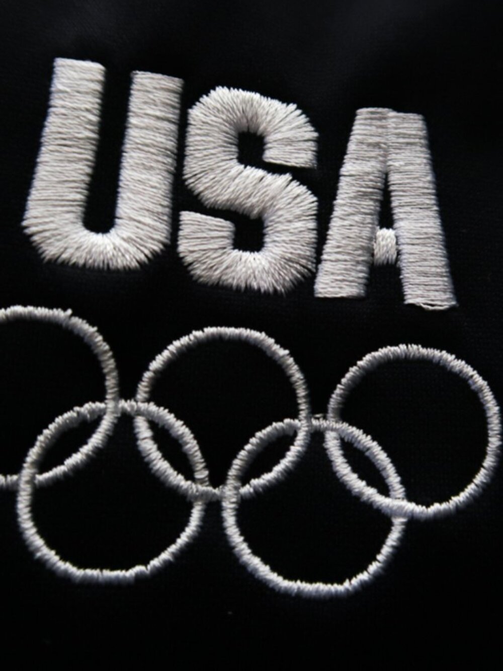 USA Olympics Navy Blue Full Zip Jacket (M) Nice! 🇺🇸